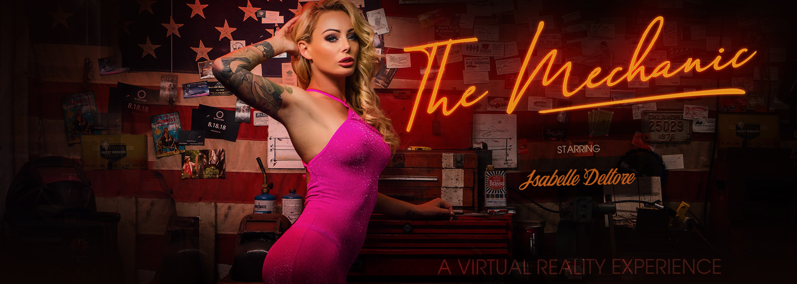 The Mechanic - VR Porn Video, Starring: Isabelle Deltore