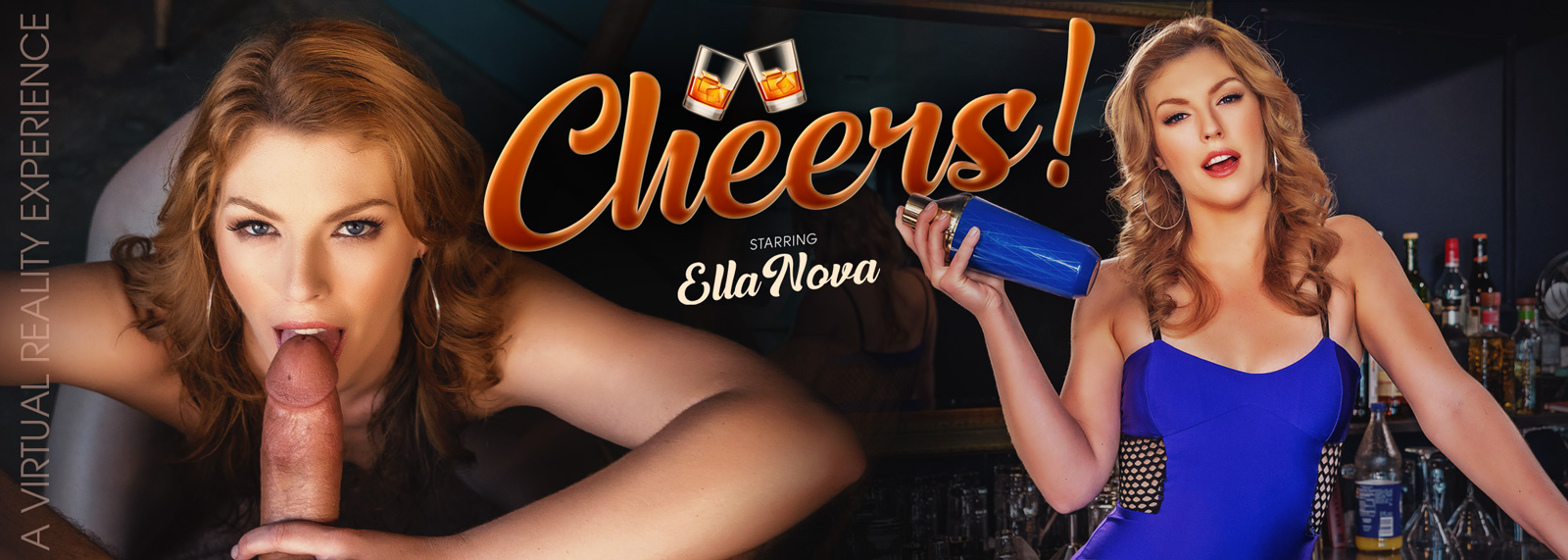 Cheers! - VR Porn Video, Starring: Ella Nova