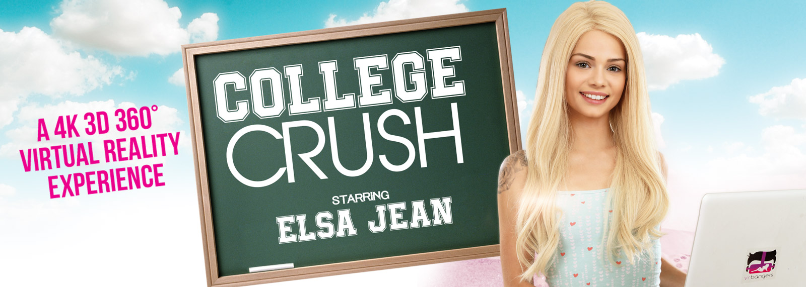 College Crush - VR Porn Video, Starring: Elsa Jean