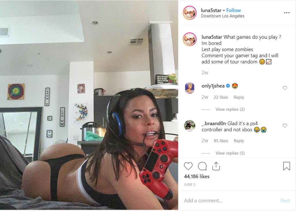 Luna Star Instagram Profile VR Pornstar
