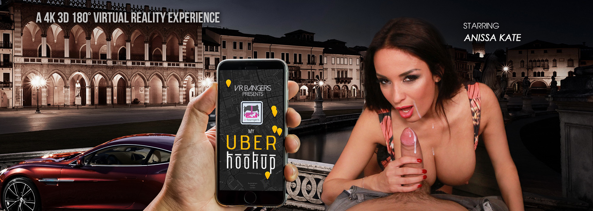 My Uber Hookup - VR Porn Video, Starring: Anissa Kate