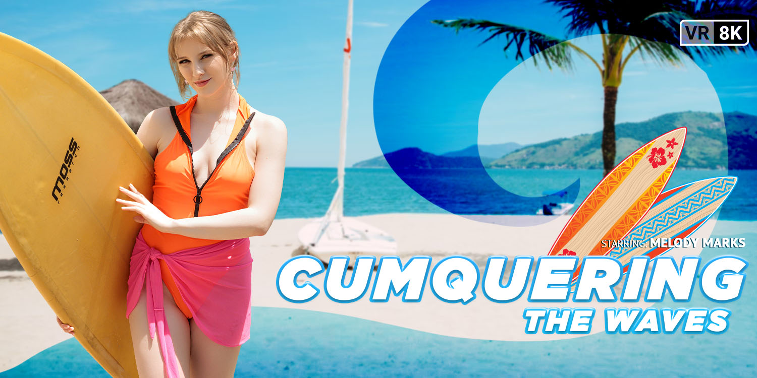 Cumquering The Waves VR Porn Movie