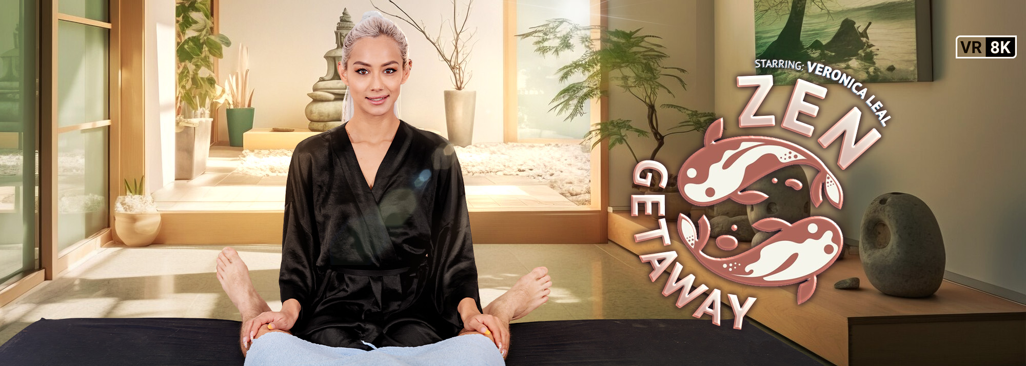 Zen Getaway - VR Porn Video, Starring: Veronica Leal