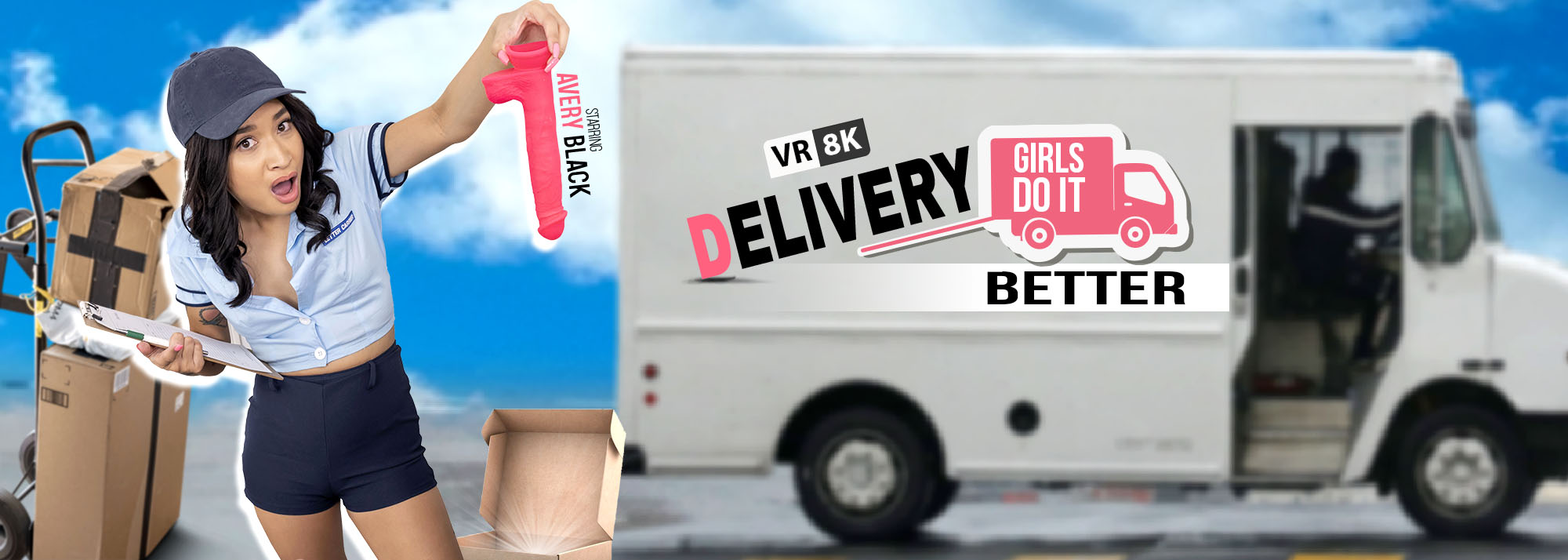 Delivery Girls Do It Better - VR Porn Video, Starring: Avery Black