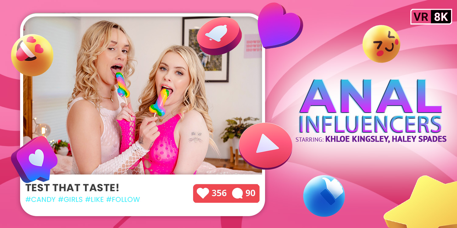 Khloe Kingsley and Haley Spades Became the Anal Influencers for VR Bangers  | VR Bangers