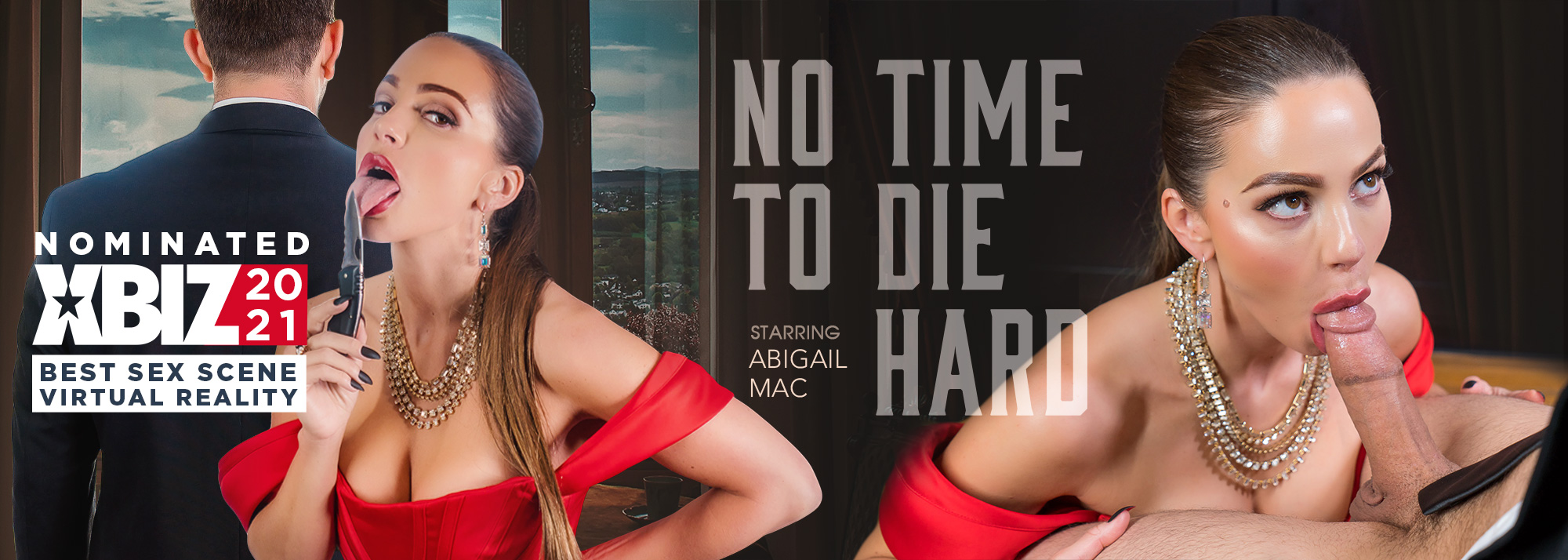 No Time to Die Hard - VR Porn Video, Starring: Abigail Mac