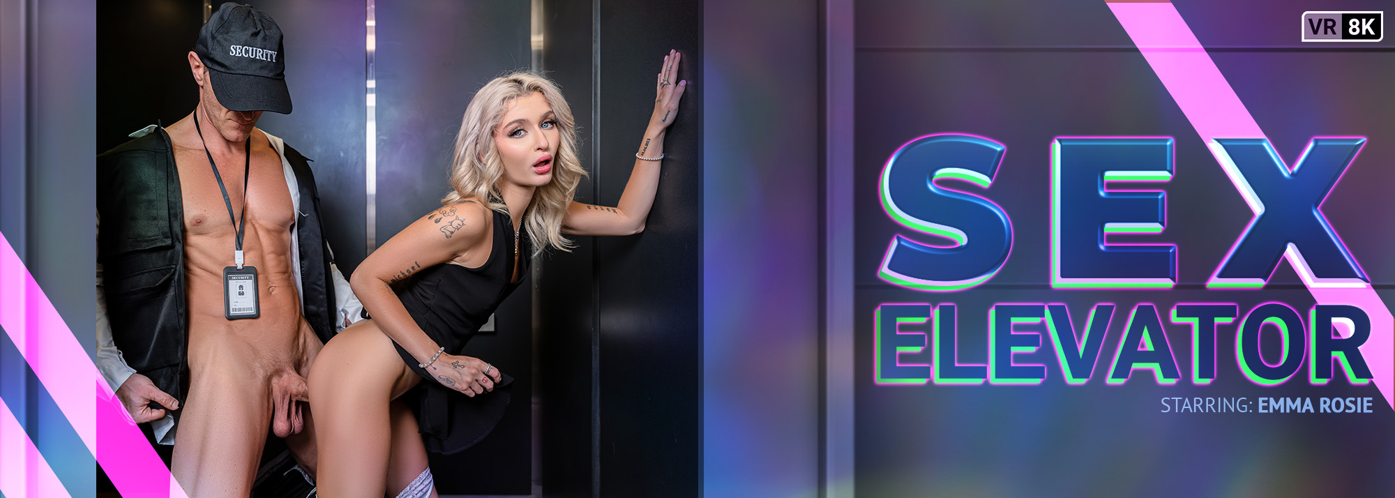 Sex Elevator - VR Porn Video, Starring: Emma Rosie