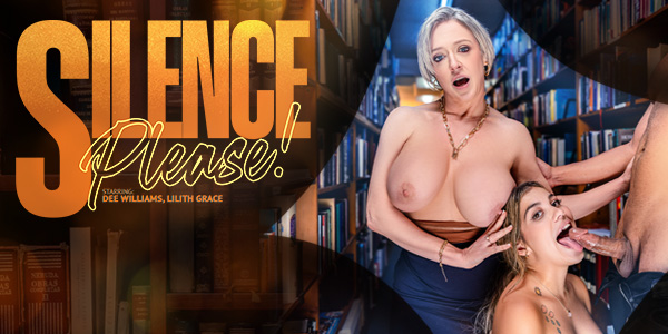 Silence Please! VR Porn Video