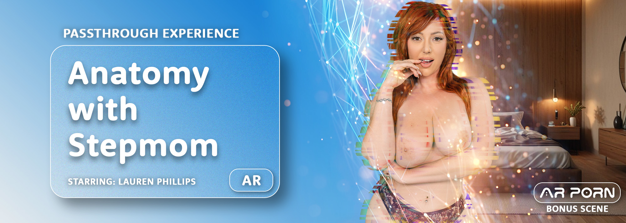 Anatomy with Stepmom - VR Porn Video, Starring: Lauren Phillips