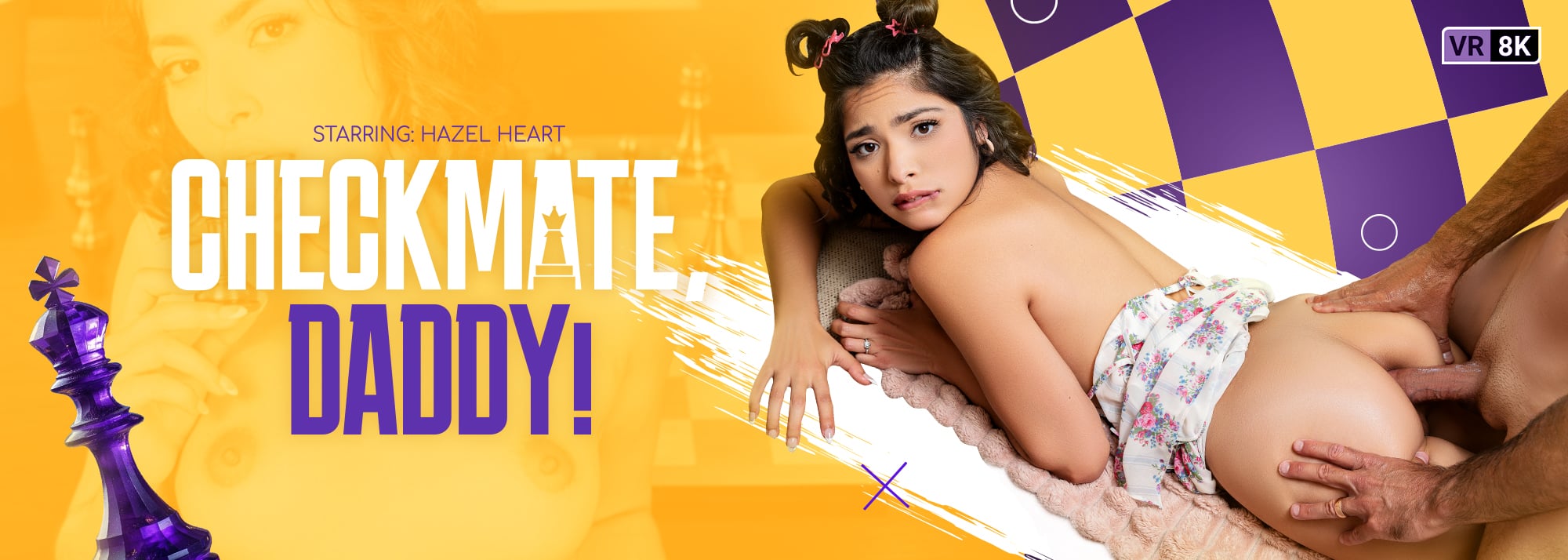 Checkmate, Daddy! - VR Porn Video, Starring: Hazel Heart