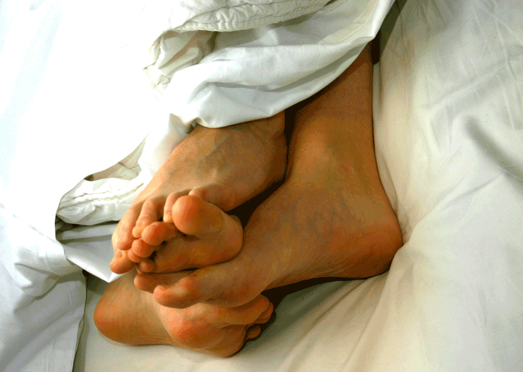 Ankles in bed